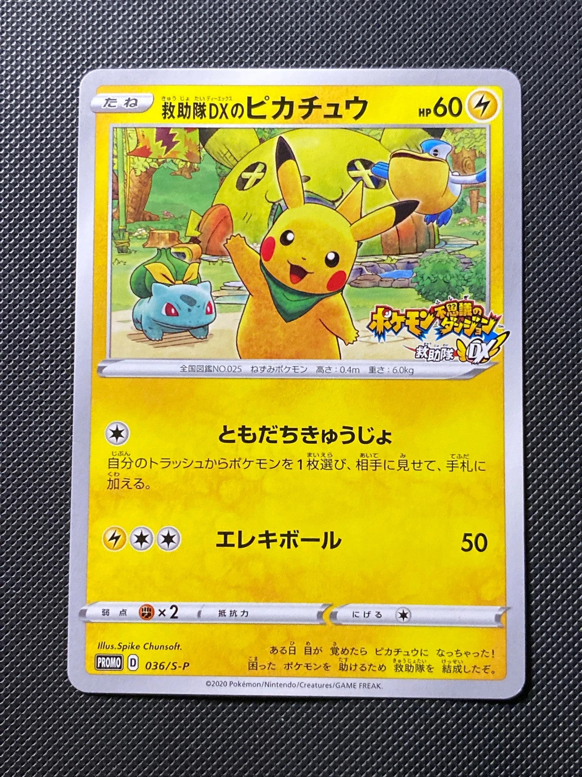Pikachu de l'Équipe de Secours DX SPP 036
