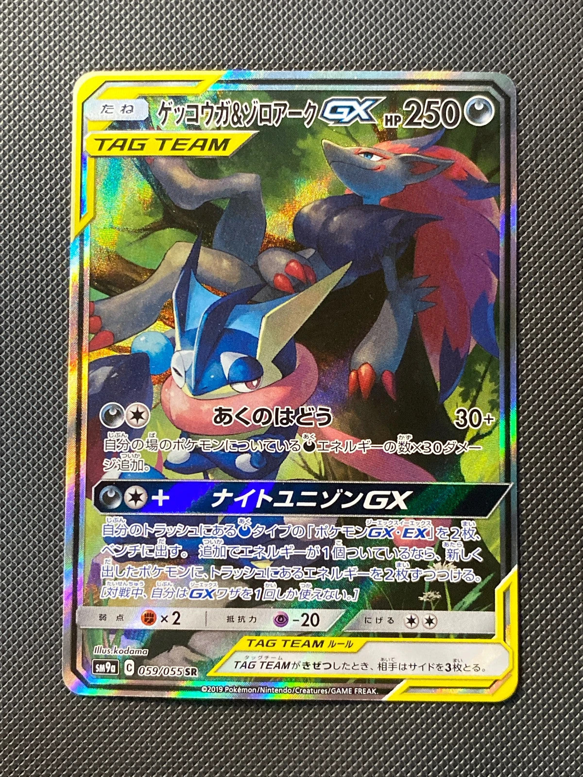 Amphinobi et Zoroark-GX 059/055